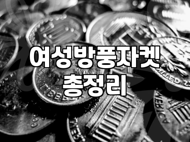 코오롱스포츠여성바람막이 가격과 소재별 고르는 기준