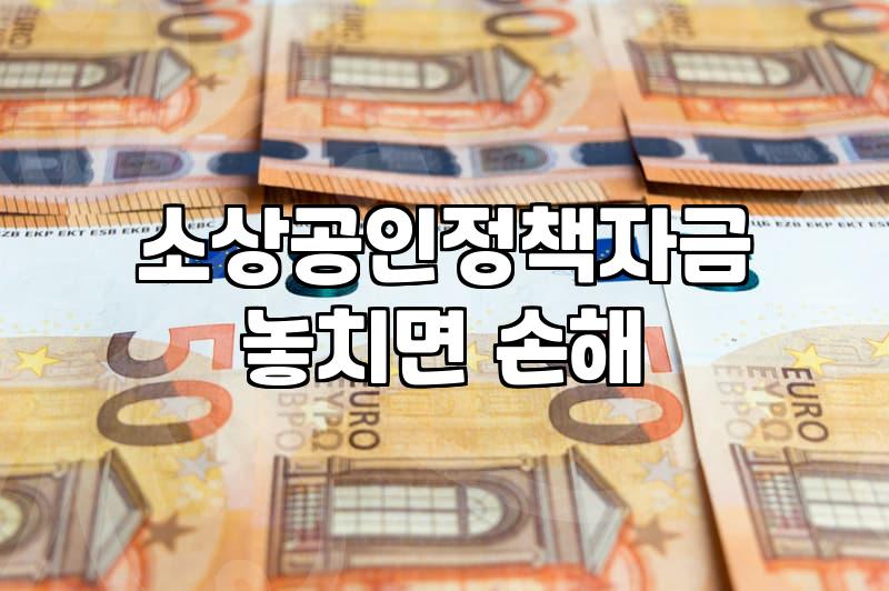 개인사업자정책자금 신청 전 알아야 할 현실적인 한계와 기회비용