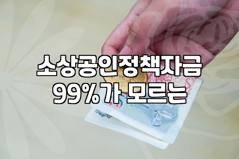 소상공인 정책자금, 신청 전 꼭 알아야 할 현실적인 고민들