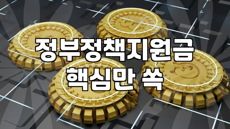 국가보조금 지급 조건과 실제 신청할 때 자주 하는 실수
