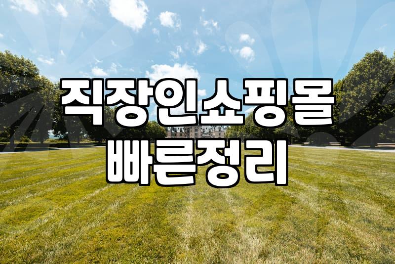 30대 여자가 반하는 쇼핑몰, 어떻게 찾을까