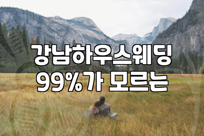 강남 하우스웨딩, 환상과 현실 사이에서 겪은 기록