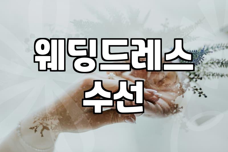 드레스 수선비 듣고 당황해서 일단 집에 돌아왔다
