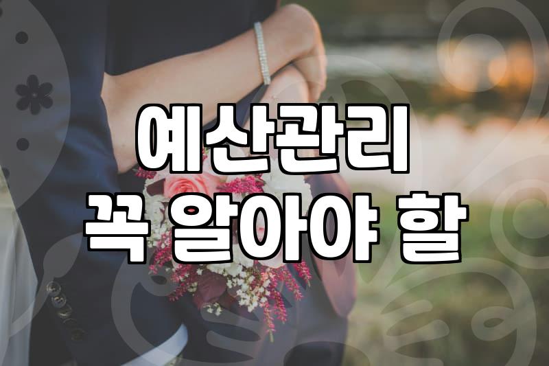 실패 없는 효율적인 결혼순서와 예산 관리 노하우