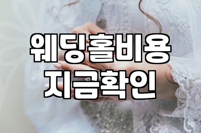 여의도 및 서울권 웨딩홀 선택 시 고려해야 할 실질적인 체크리스트