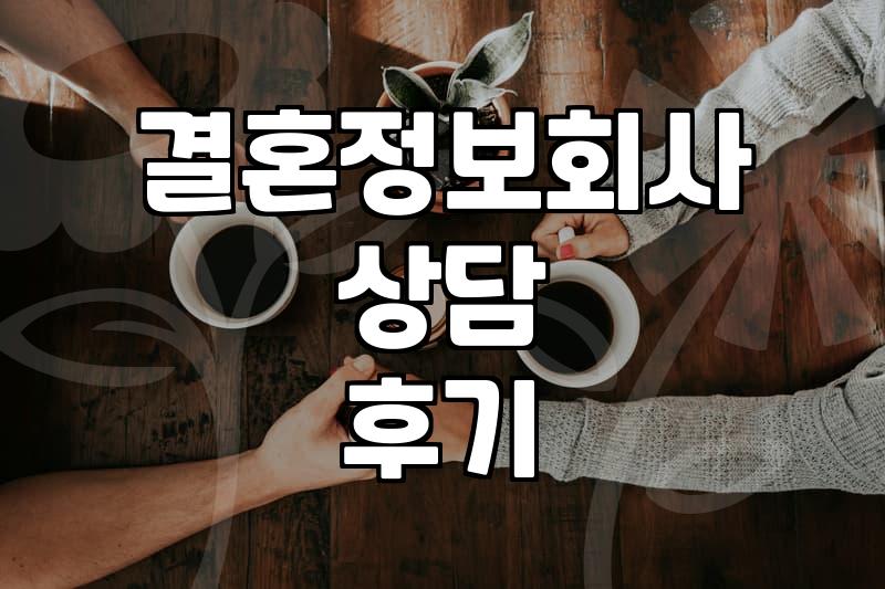 결국 결정사를 기웃거려본 주말 오후의 기록