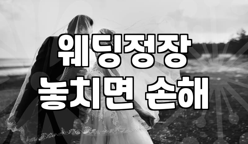 웨딩수트 대여와 맞춤 가격 차이와 제작 기간