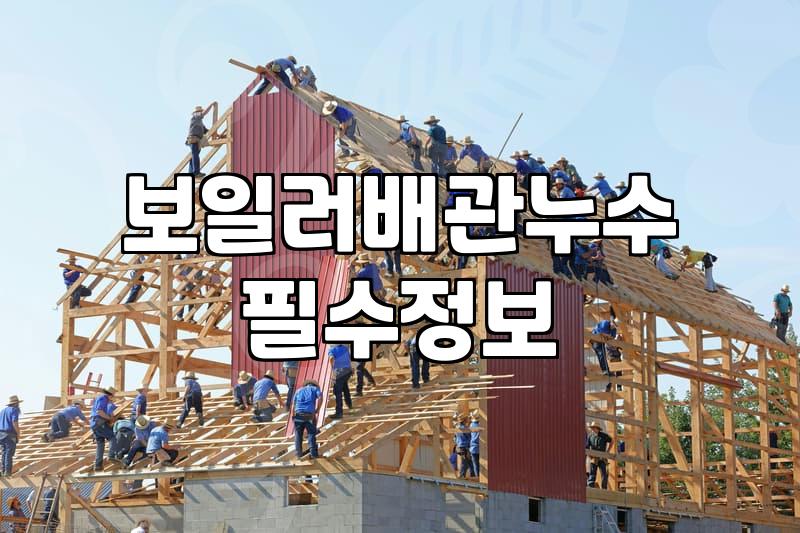 단독주택과 오피스텔에서 자주 발생하는 누수 원인과 구역별 대처 방법
