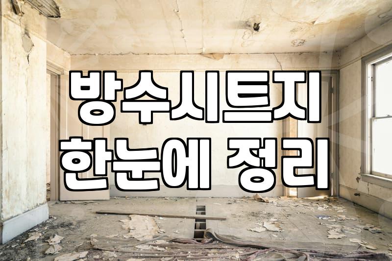 셀프옥상방수 시공 시 발생하는 누수 원인과 실질적 해결 비용