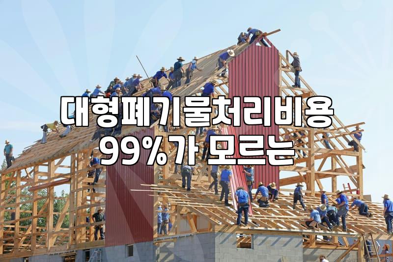 대형 가구와 가전 폐기물 처리할 때 확인해야 할 현실적인 문제들