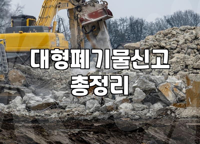 서울 대형 폐기물 배출할 때 자치구별로 확인해야 할 것들