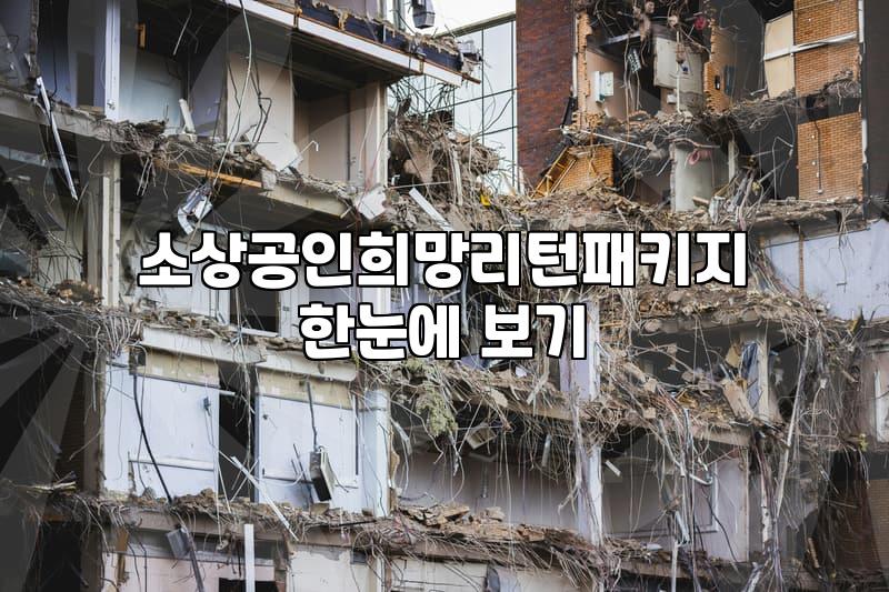 철거지원 신청 조건과 자영업자가 꼭 알아야 할 지원금 한도