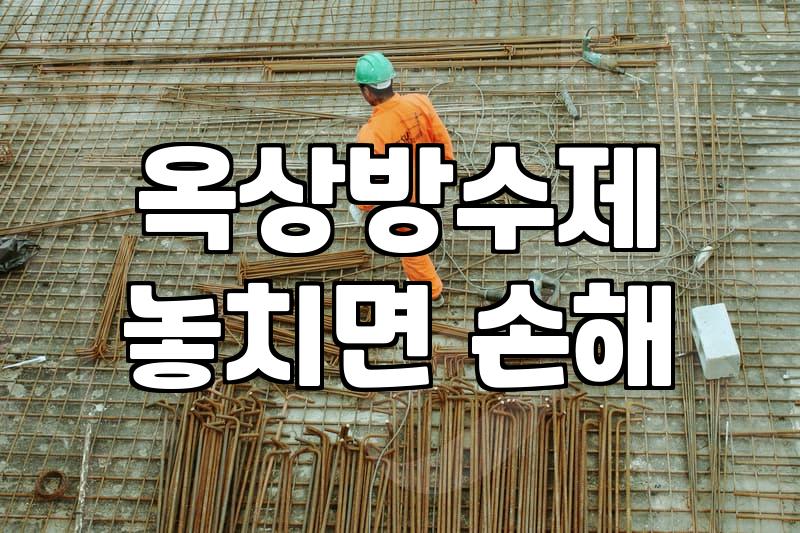빌라 옥상 방수공사비용, 무작정 돈부터 쓰기 전에 따져봐야 할 현실적인 타협점들
